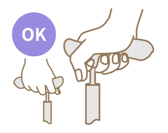 正しい杖の握り方 持ち方