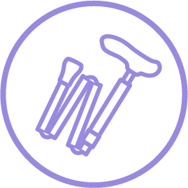 シナノ 折りたたみ杖 折り畳み